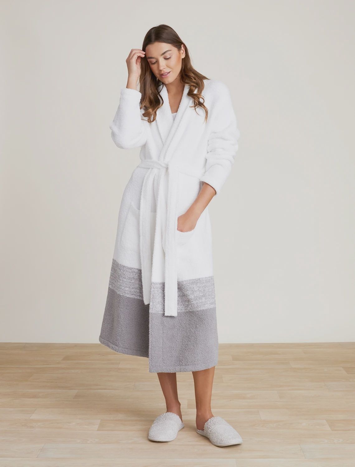 Heathered Stripe Robe