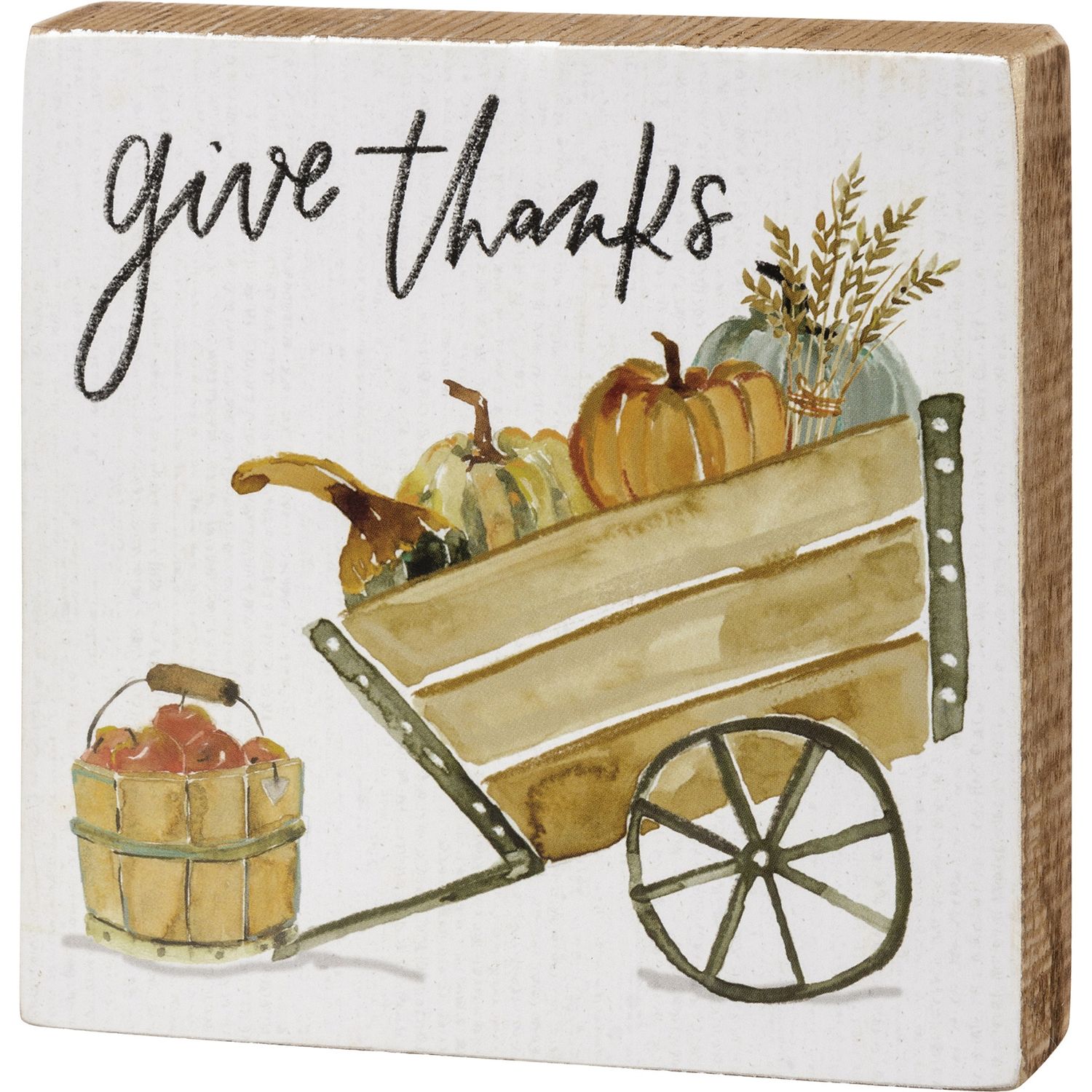 Block Sign - Give Thanks