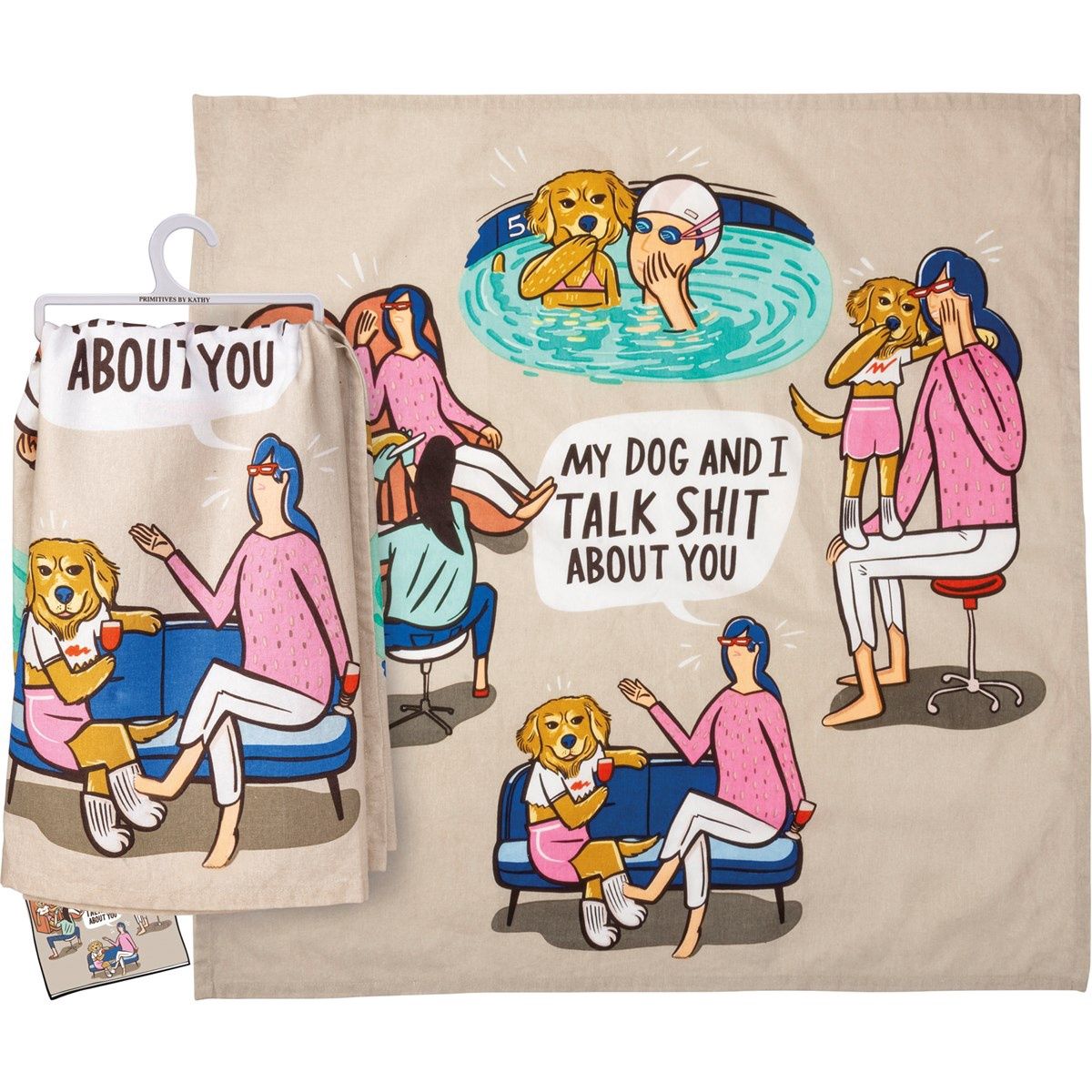 Kitchen Towel - My Dog And I Talk About You