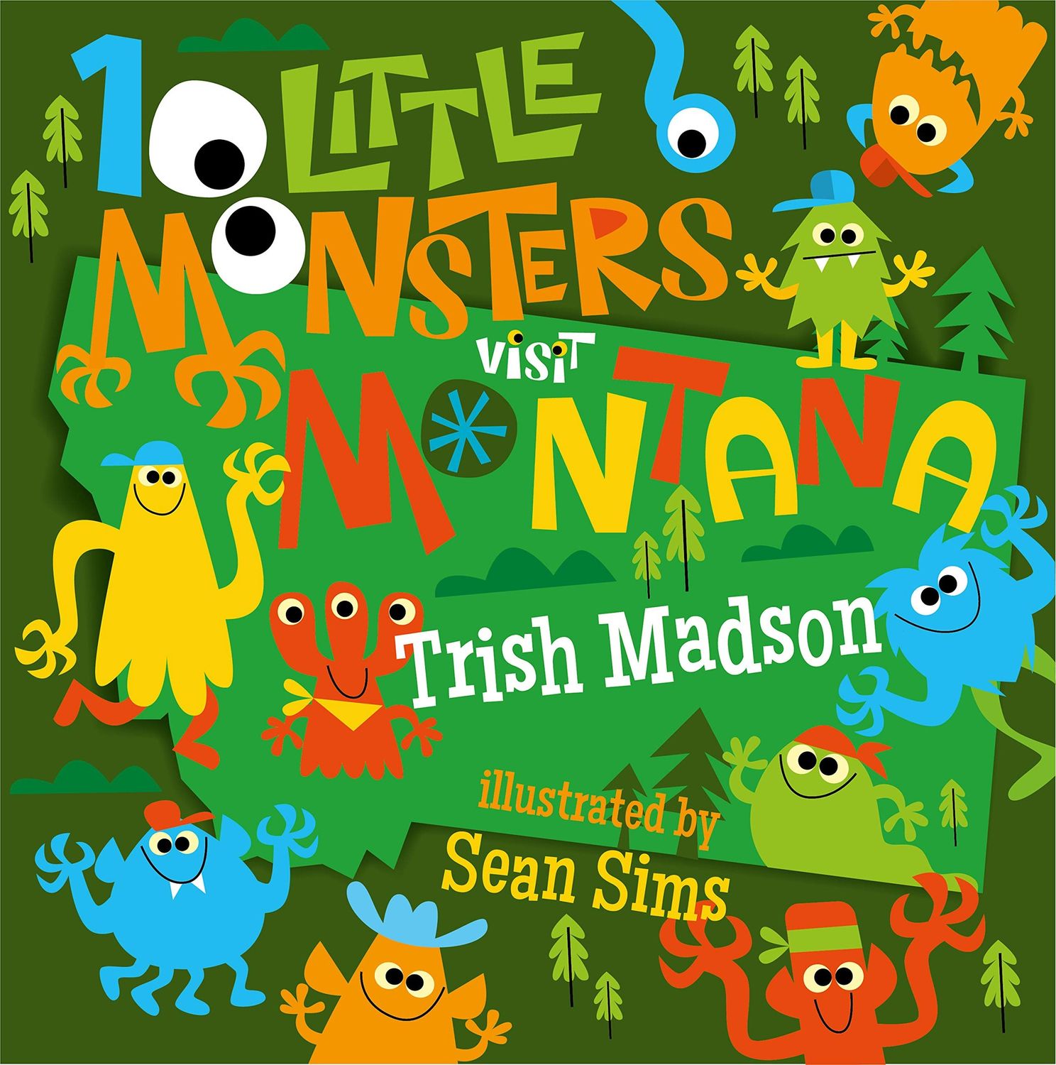 10 Little Monsters Visit Montana Book
