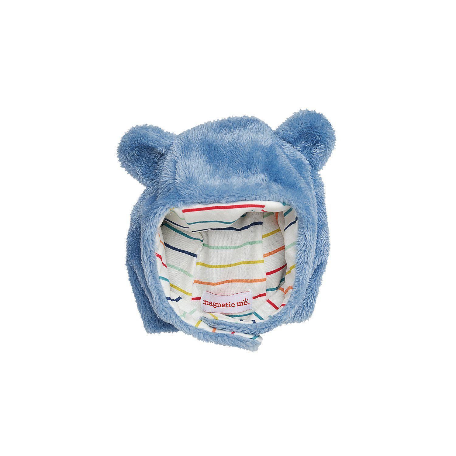 multi-stripe so soft minky magnetic hat