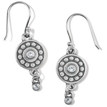 Pebble Dot Medali Reversible French Wire Earrings