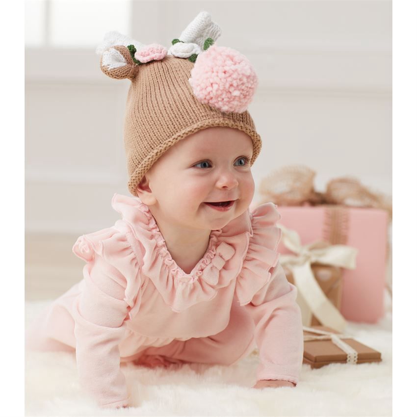 Knit Reindeer Hat