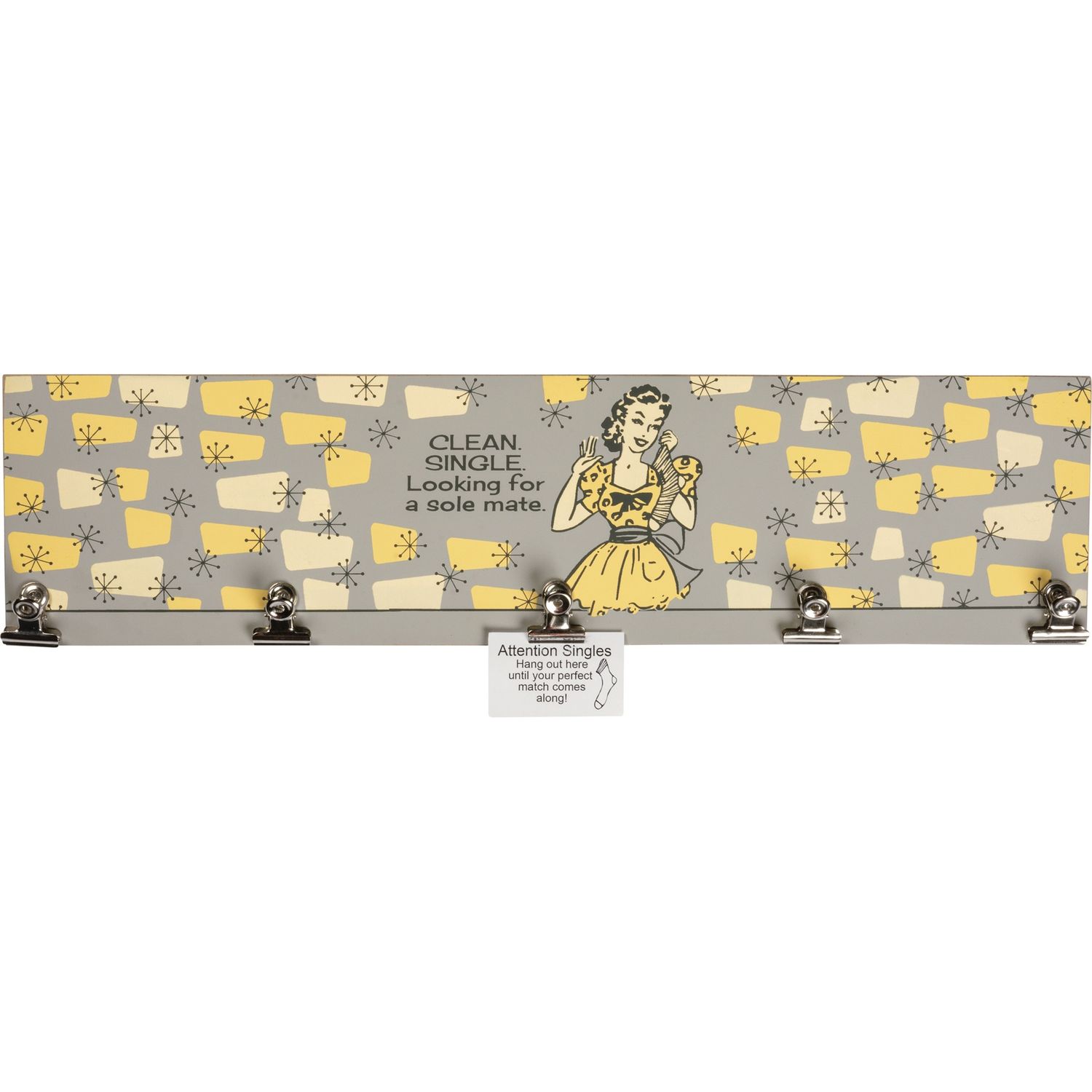 Clean Single Looking For Sole Mate Wall Decor