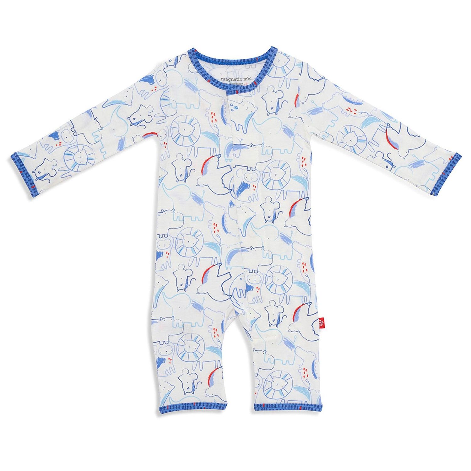 roarsome friends modal magnetic coverall