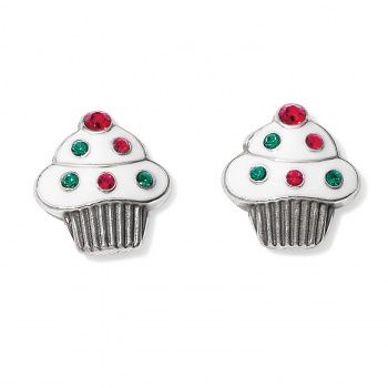 Holiday Cheer Cupcake Mini Post Earrings