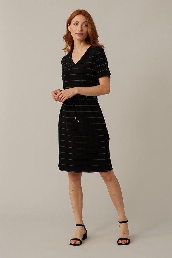 Striped Drawstring Dress