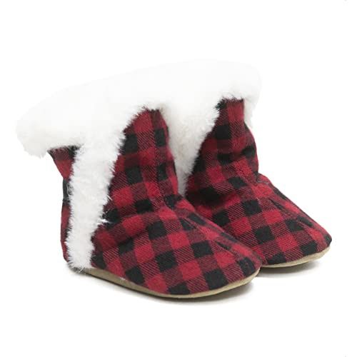 Jack Boots Red Plaid