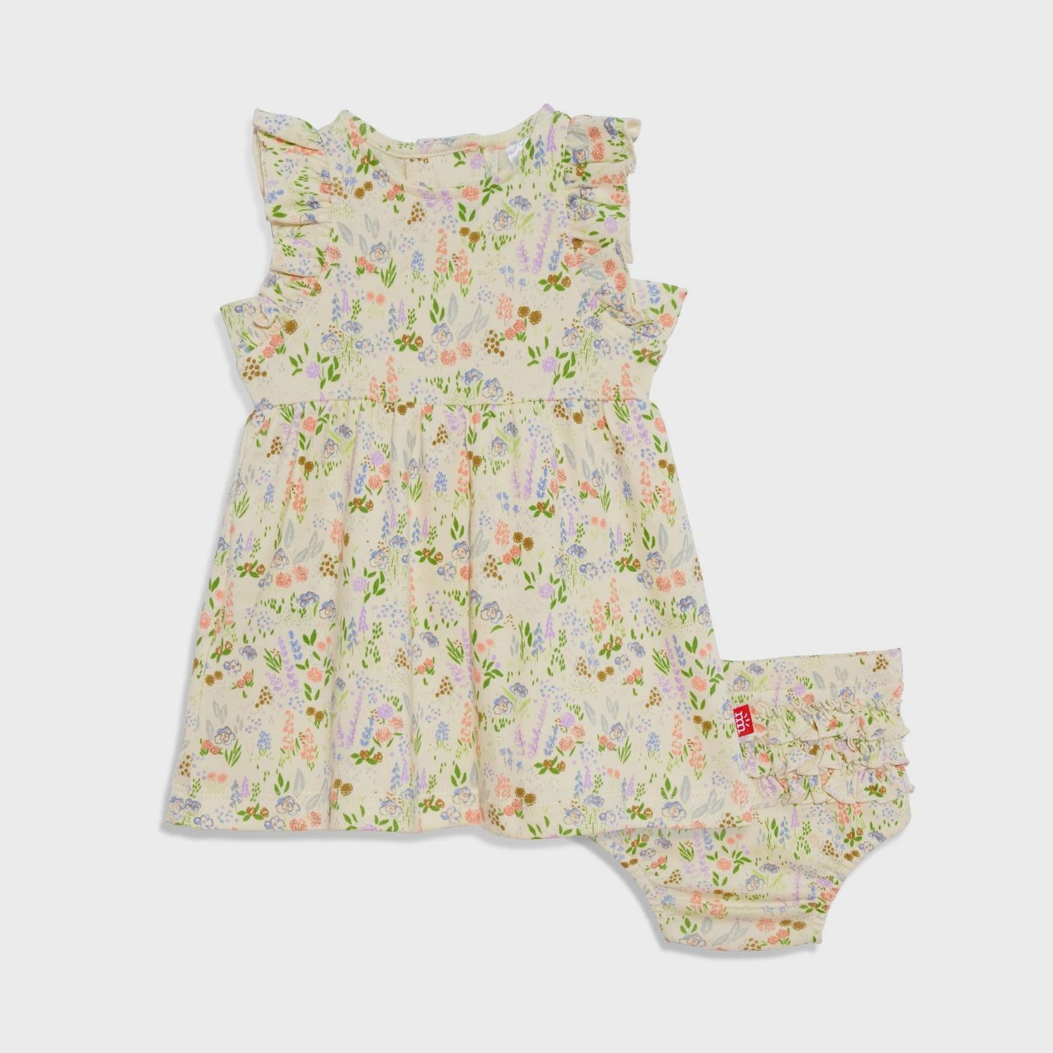provence organic cotton magnetic dress &amp; diaper cover