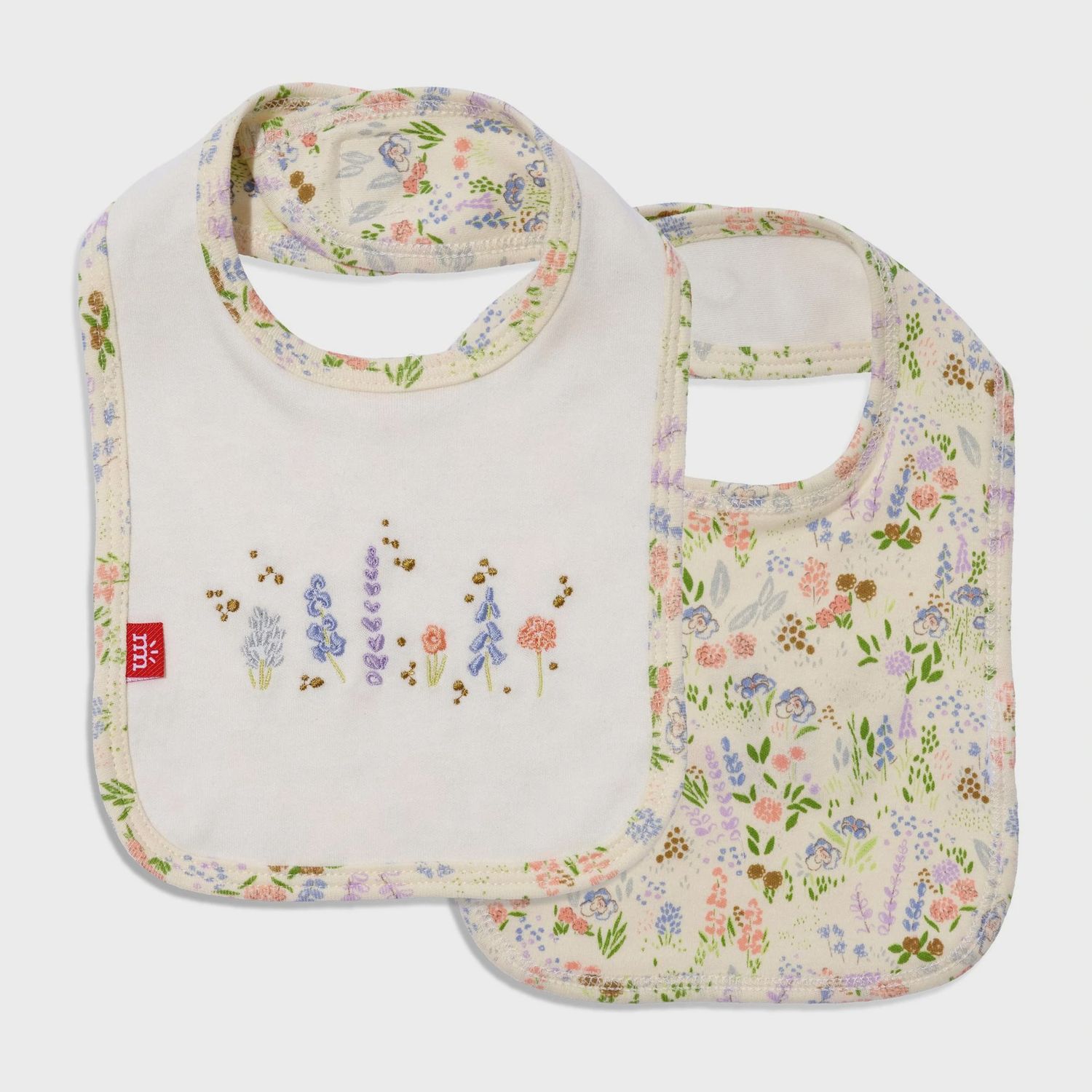 provence organic cotton magnetic reversible bib