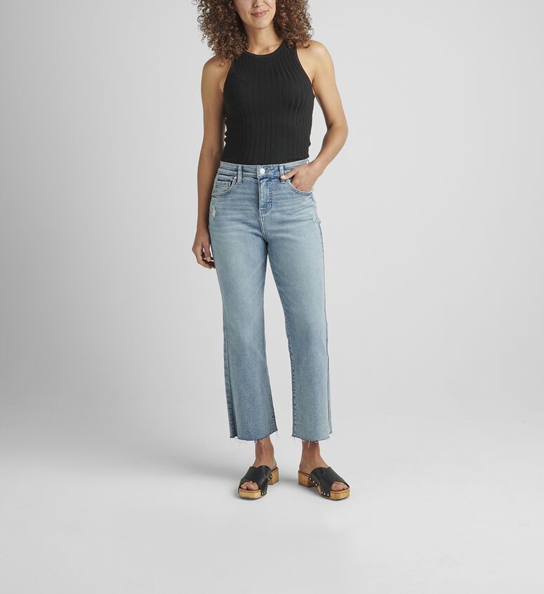 Phoebe High Rise Cropped Bootcut Jeans