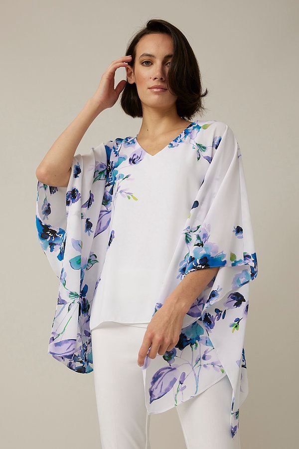 Floral Poncho Top