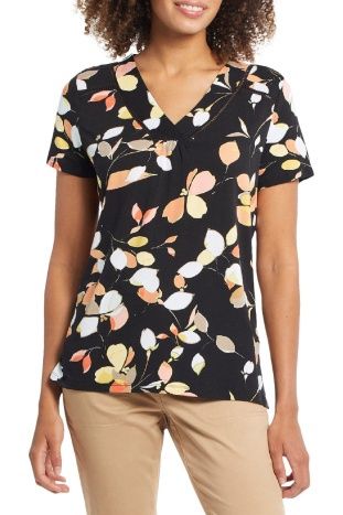 Ladder Trim Jersey Top