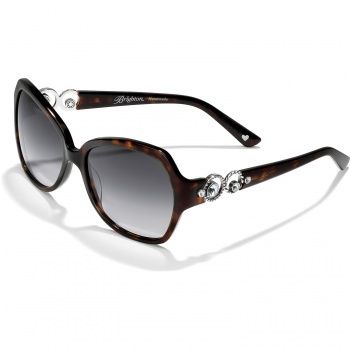 Crystal Halo Tortoise Sunglasses