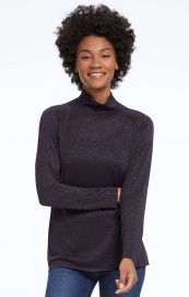 Metallic Turtleneck