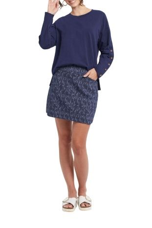 Printed Pull On Skort