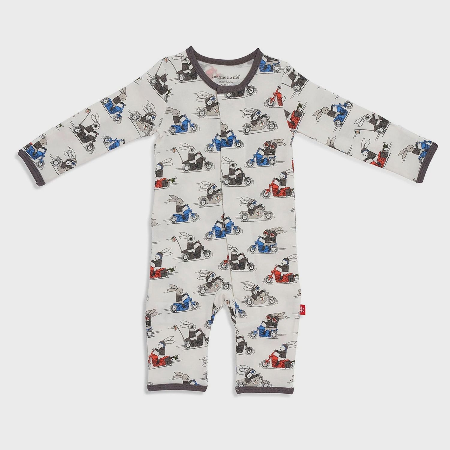 hares on hogs modal magnetic coverall