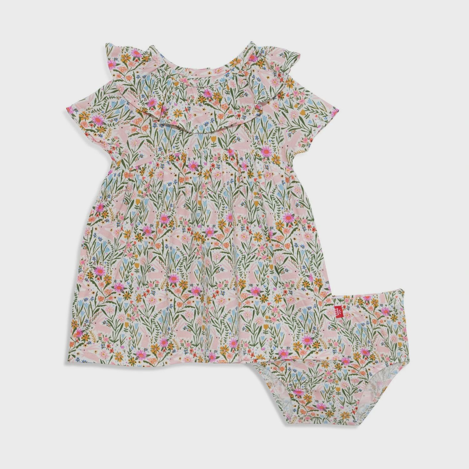 hunny bunny modal magnetic dress &amp; diaper cover