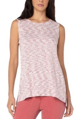 Sleeveless Scoop Neck Knit Top