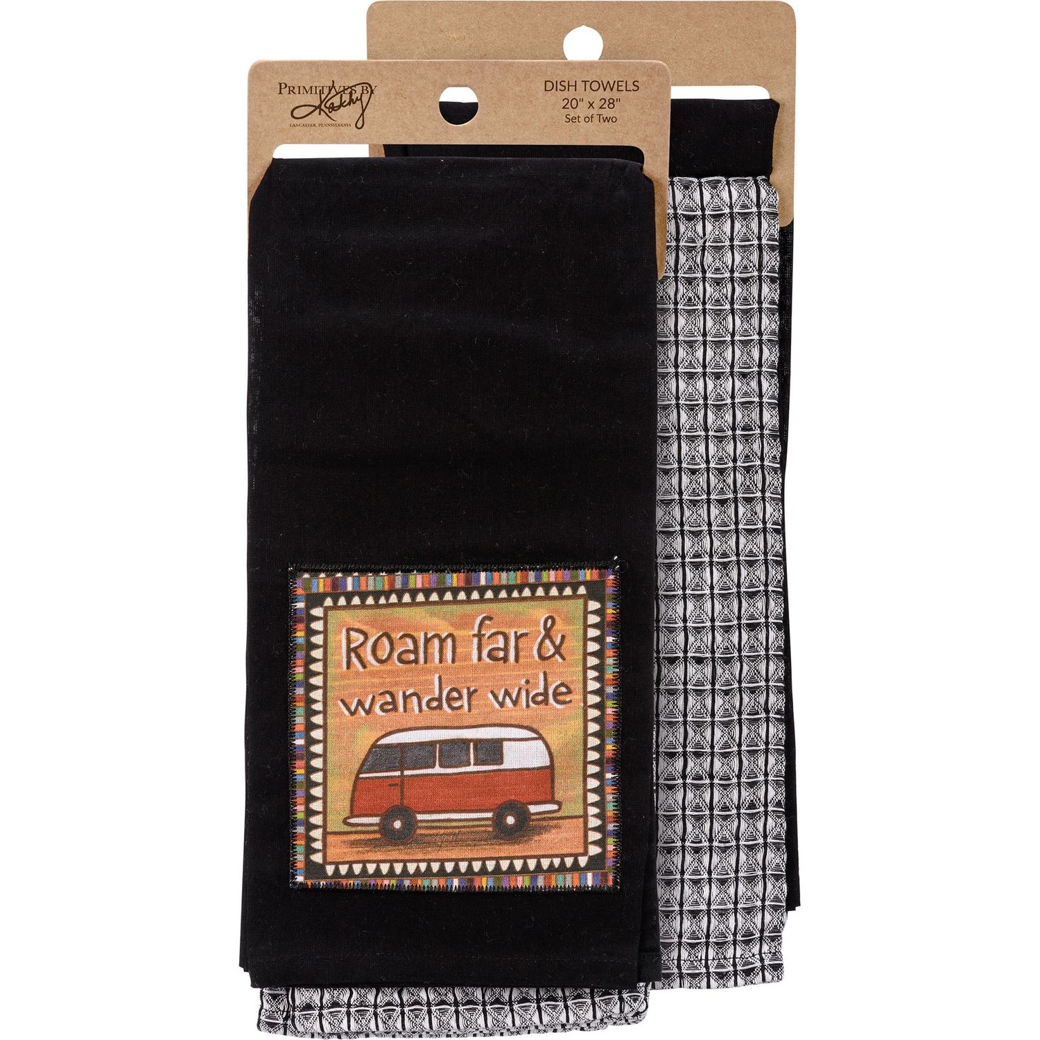 Kitchen Towel Set - Roam Far &amp; Wander Wide