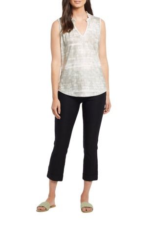 FLATTEN IT PULL ON CUFFED CAPRI