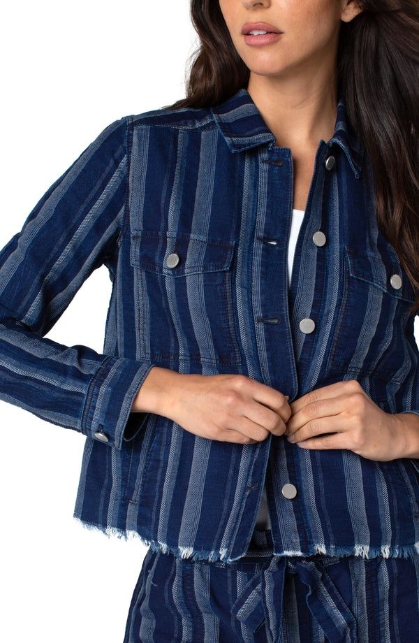 CUT HEM JACKET