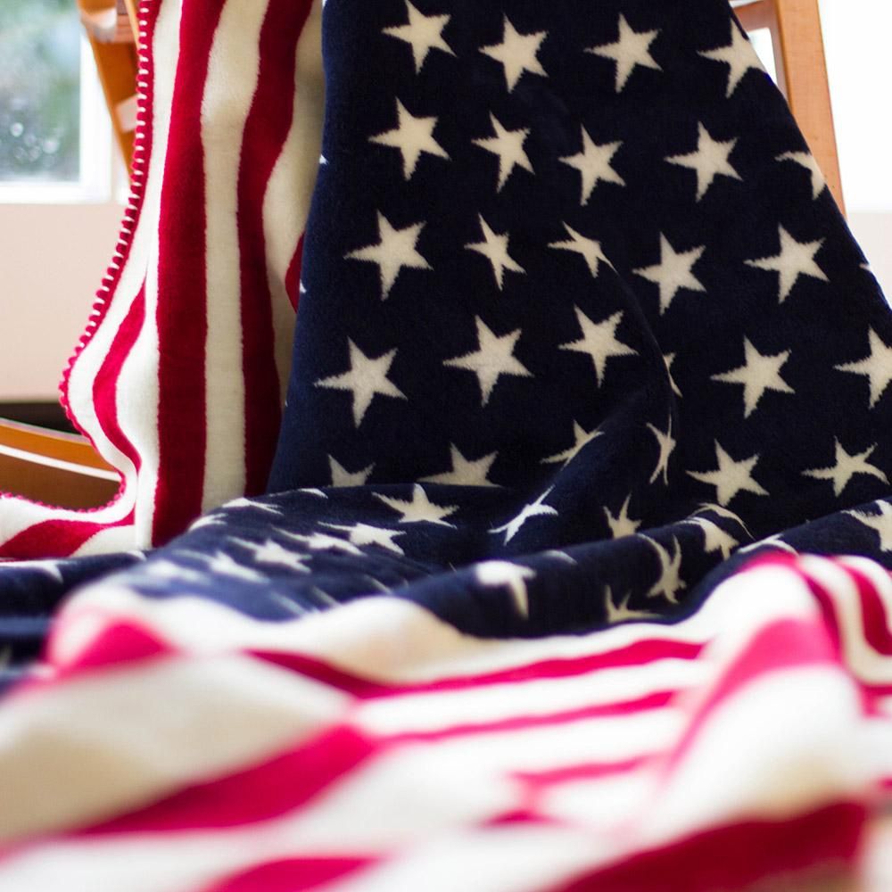 Red White &amp; Blue Back-to-Back Blanket