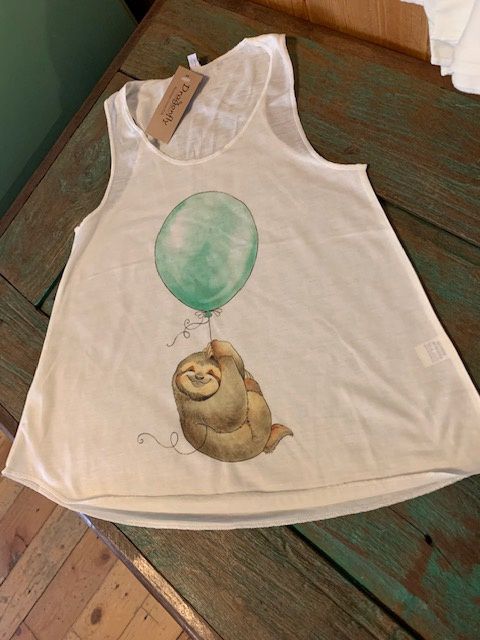 Kids Sloth on a Balloon Tank