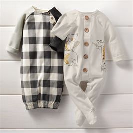 Watch Me Grow Safari Baby Sleepwear