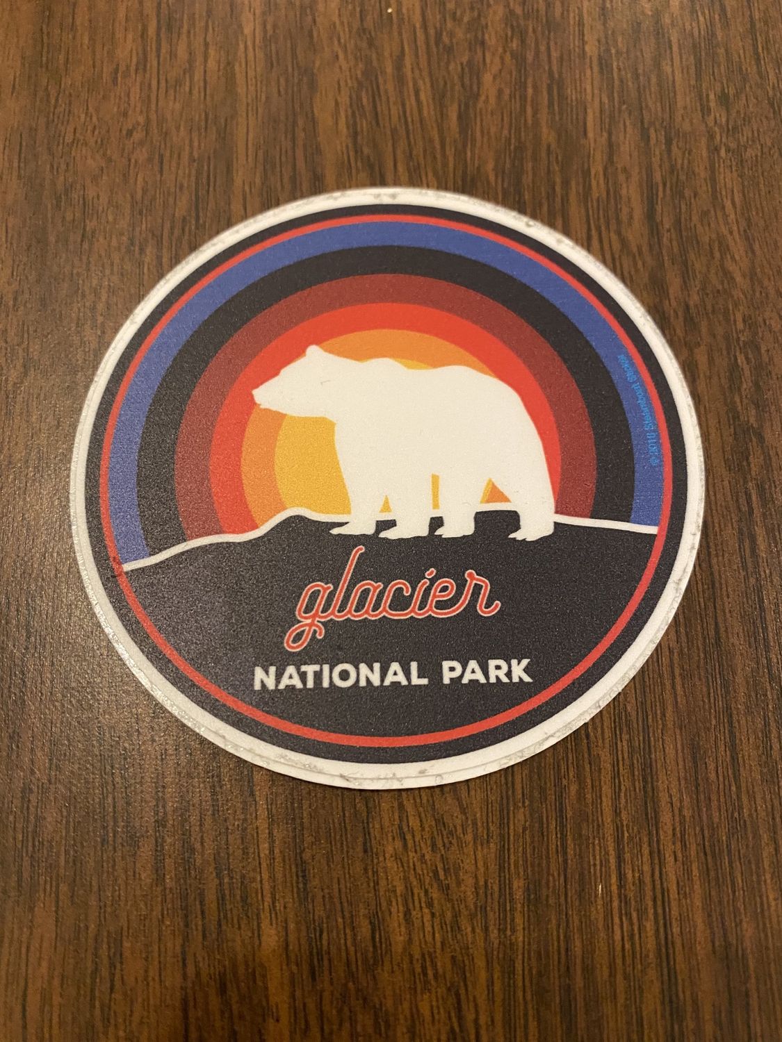 Montana Sticker - Glacier Rainbow Bear