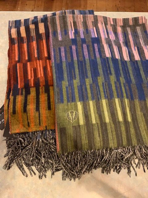 Cashmink Reversible Modern Stripes Scarf