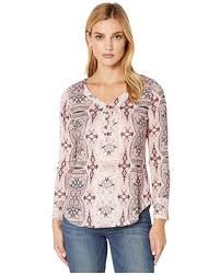 L/S Paisley Henley
