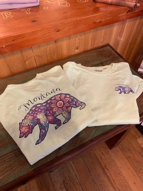 Montana Tee - Mint Bear
