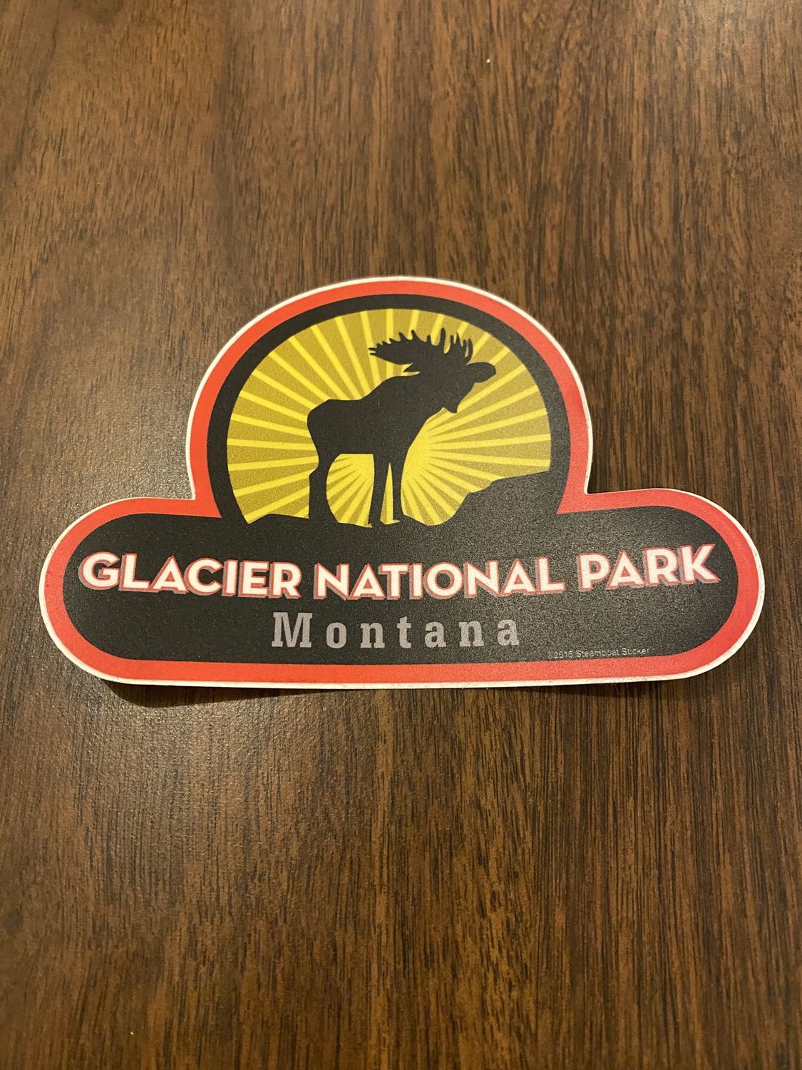 Montana Sticker - Glacier Moose