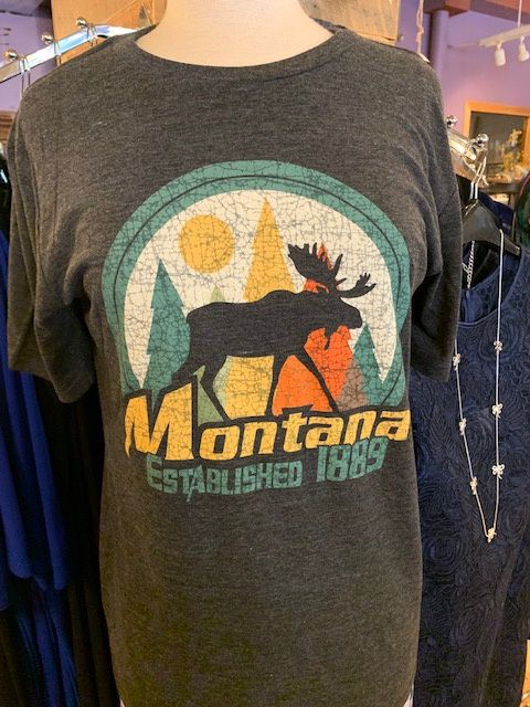 Montana Tee  Tri-blend Moose