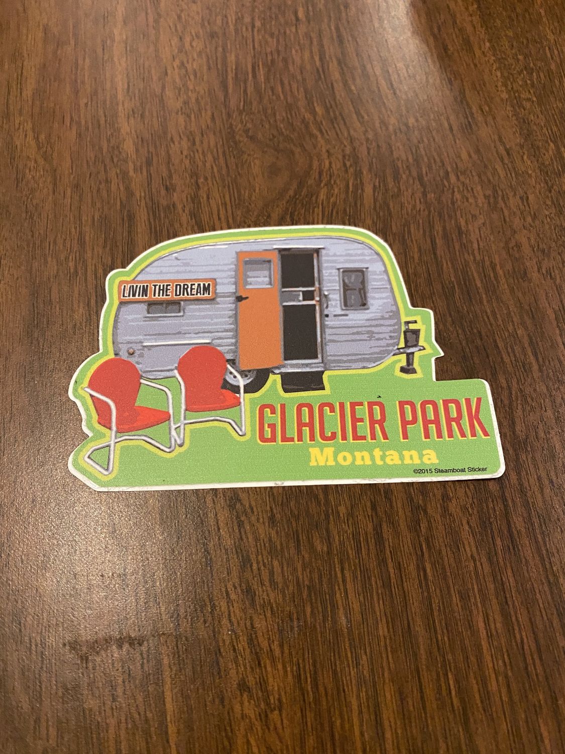 Montana Sticker - Glacier Park Camper