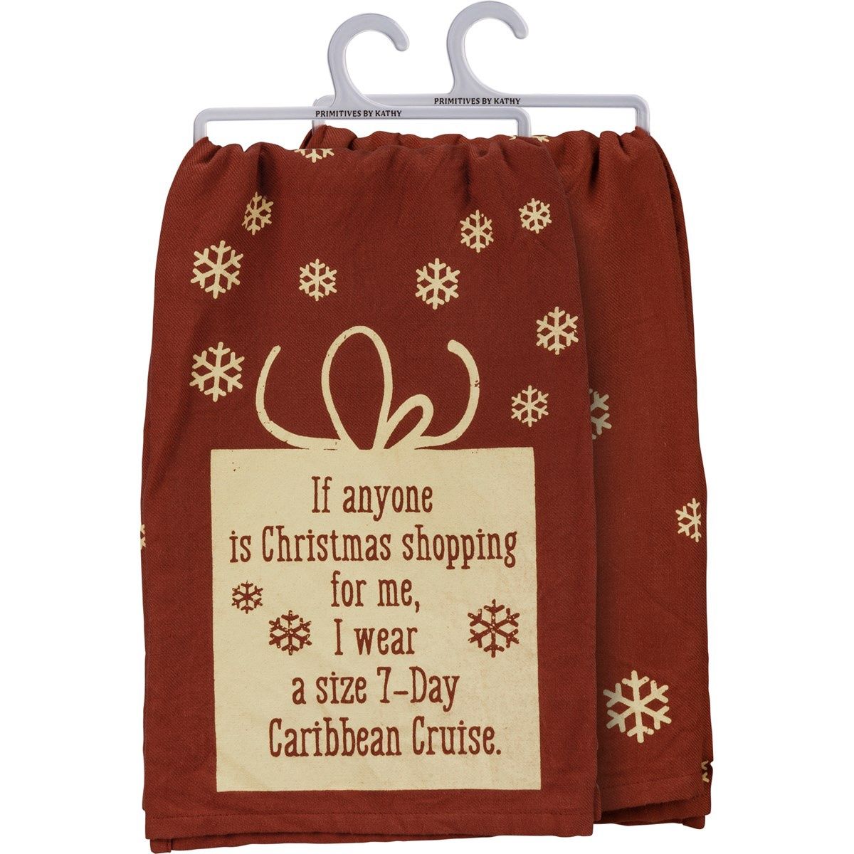 Kitchen Towel - Wear A Size 7 Day Caribbean Cruise