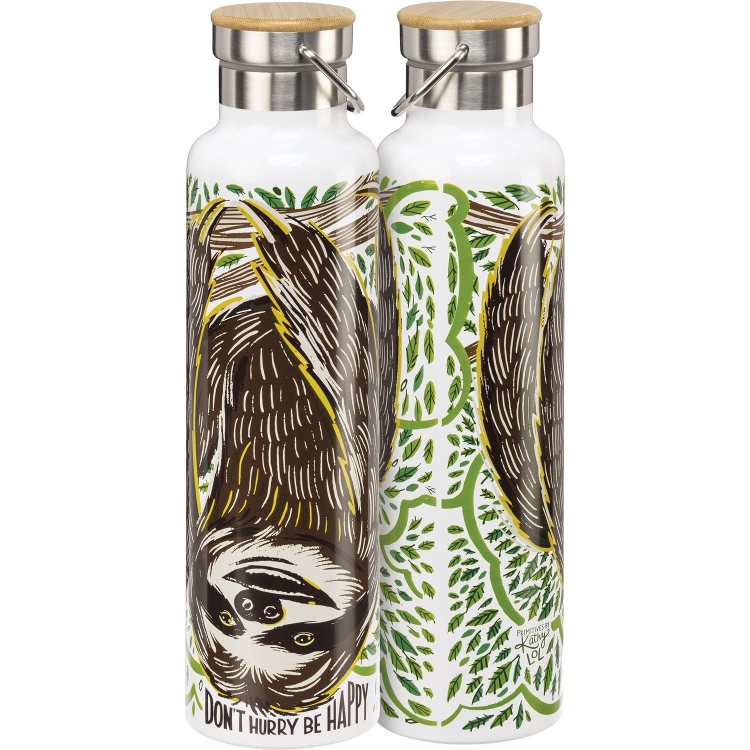 Insulated Bottle - Don't Hurry Be Happy