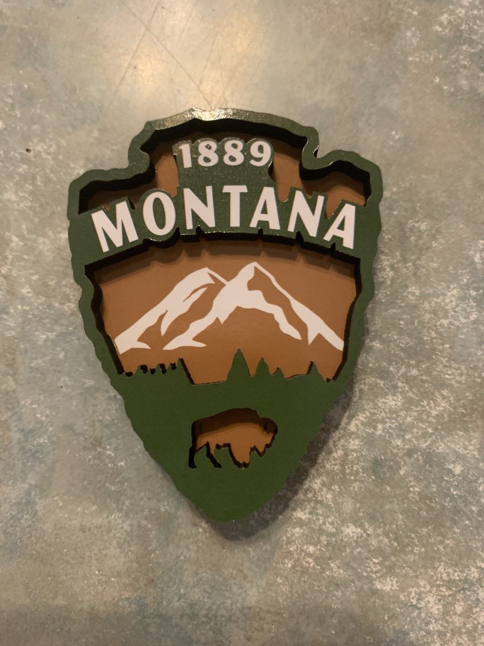 Montana Arrowhead Magnet