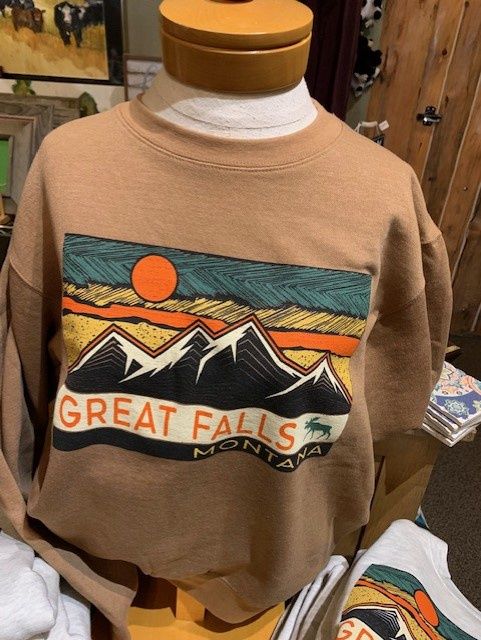 Great Falls Moose Crewneck Sweatshirt