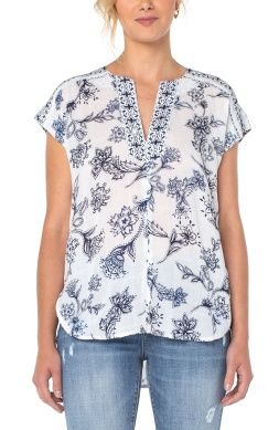 Dolman Popover with Curved Hem