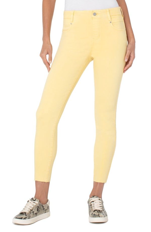 THE GIA GLIDER™ CROP CUT HEM HIGH PERFORMANCE DENIM