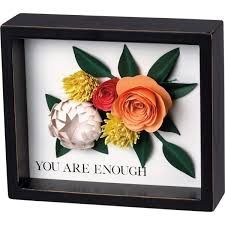 Inset Box Sign - Enough