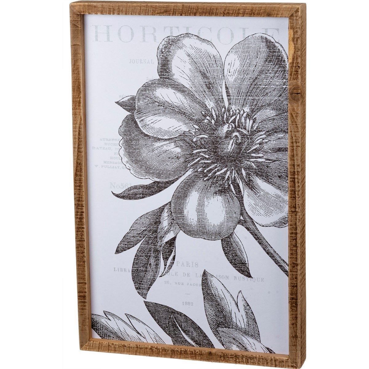 Inset Box Sign - Floral 40
