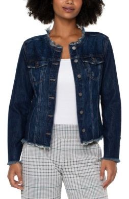 Self Lace Up Jean Jacket