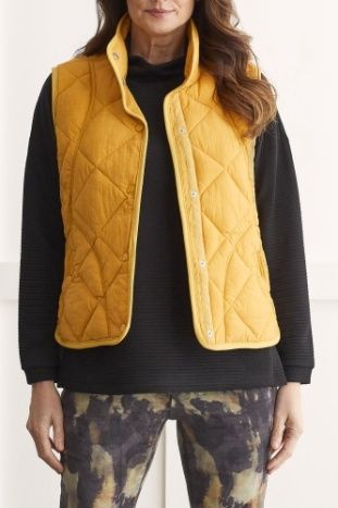 A LINE PUFFER VEST