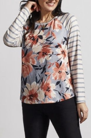 L/S RAGLAN CREW NECK TOP