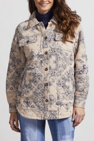 Quilted Printed Shacket