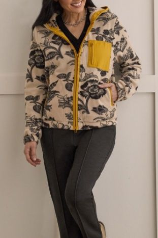 L/S HOODED ZIP FRT JACKET