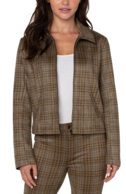 Zip Front Collared Jacket